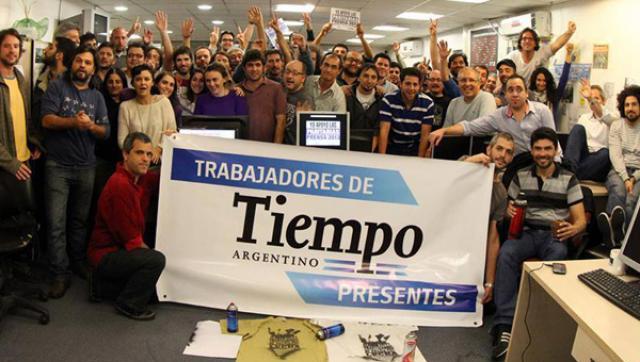 Vaciamiento y deuda de salarios sufren los trabajadores de Tiempo Argentino 