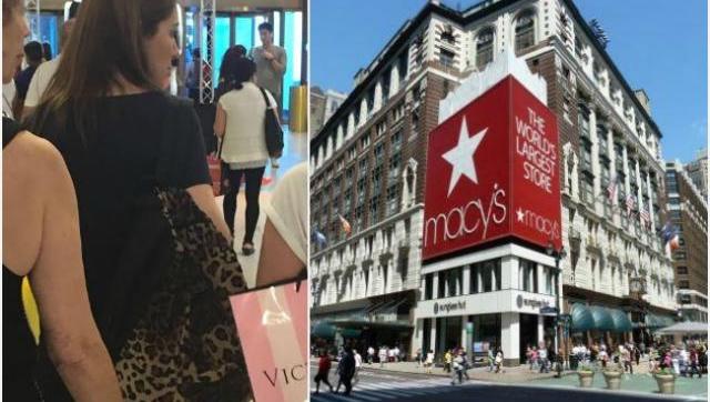 Vidal y familia de compras por las principales tiendas de New York