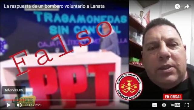 Lanata denunció y ridiculizó públicamente a los Bomberos Voluntarios y estos le respondieron