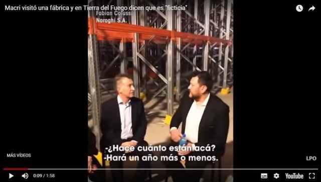 Todo circo: denuncian que Macri visitó una fábrica que