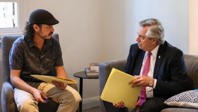 Alberto se reunió con Nacho Levy de la garganta Poderosa por la situación de la Villa 31 Alberto se reunió con Nacho Levy de la garganta Poderosa por la situación de la Villa 31