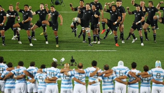 Los Pumas van contra el haka de los All Blacks en La Plata