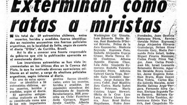 Diario El Mercurio de Chile mantuvo vínculo con la CIA en dictadura