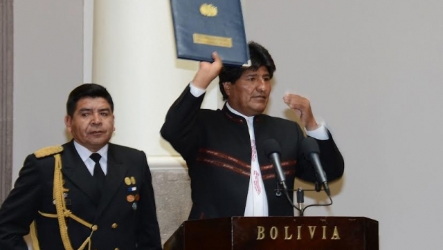 Morales dejo boquiabiertos a un grupo de sindicalistas que lo visitó en el Palacio de Gobierno.