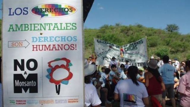 Denunciaron represión policial en la planta cordobesa de Monsanto