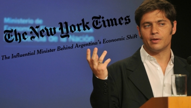 El New York Times ensayó un perfil de Kicillof