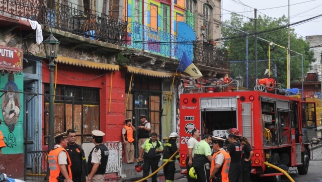 Falta de prevención: otro conventillo incendiado en la Boca