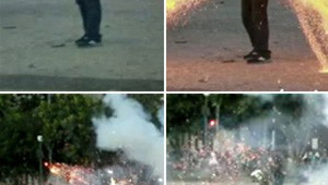 Un camarógrafo brasileño murió por la bengala de una manifestación