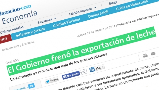 Otra desmentida a Clarín y La Nación: ahora la industria lechera
