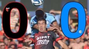 Col&oacute;n perdi&oacute; la chance de ser puntero ante Belgrano