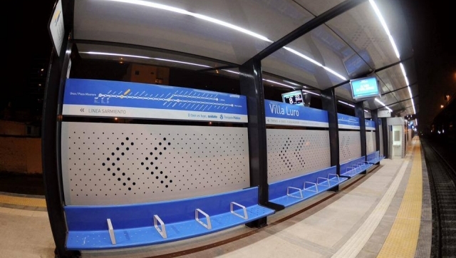 Documento fotográfico: así quedó la estación modelo del Sarmiento