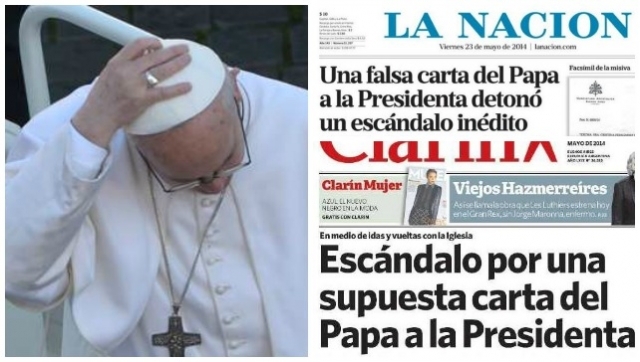 El Papa tuvo que salir a confirmar que mandó carta a Cristina 