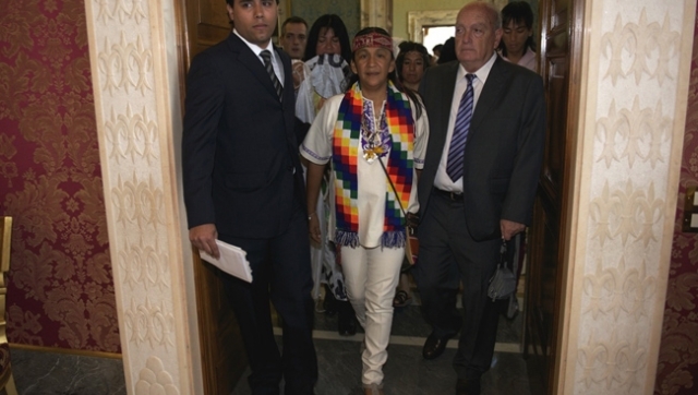 Milagro, Sala y el Papa se reunieron en privado en el vaticano
