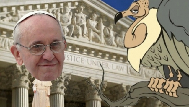 A contramano de opositores, el Papa mandó mensaje anti-buitres