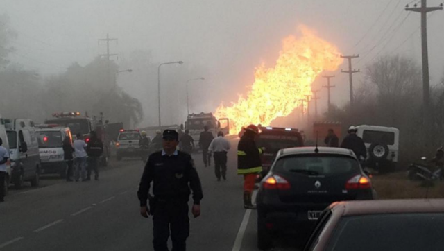 Explotó un gasoducto en una central energética de Córdoba