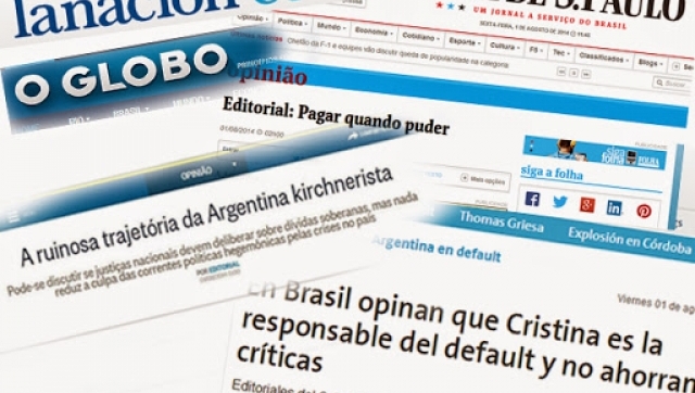 Para La Nación, la opinión de O Globo es la de todo Brasil