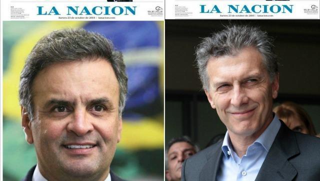 La Nación apoya a Neves de cara al ballotage en Brasil