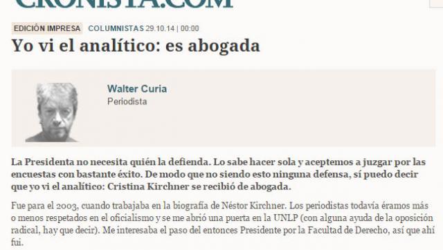 El agresivo ataque de 'librepensadores' a un aliado que vio el título de Cristina
