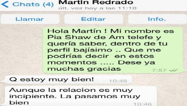 Después de Luli, Redrado confirmó su relación con Granata