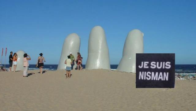 Argentinos veraneantes en Punta hicieron un alto para reclamar: 