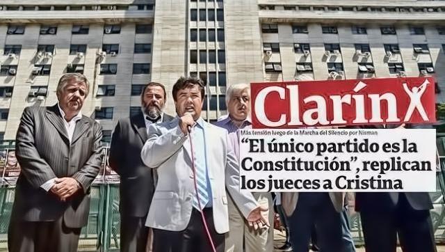 Clarín defiende una burrada de la Asociación de Magistrados