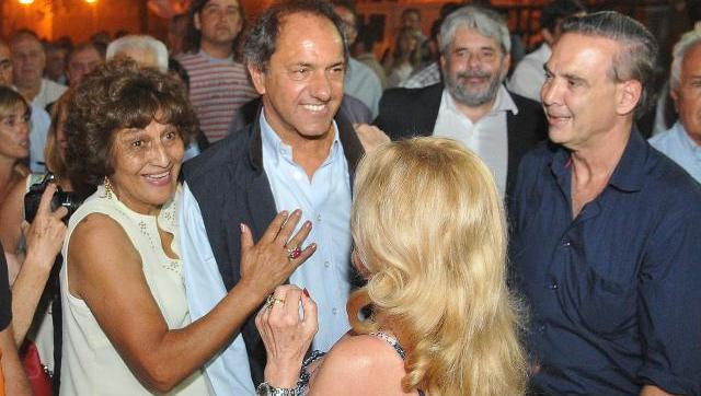 Scioli junto Pichetto en Río Negro