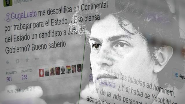 Macho cool: para despegarse de la denuncia, Lousteau se metió con Ángela Lerena