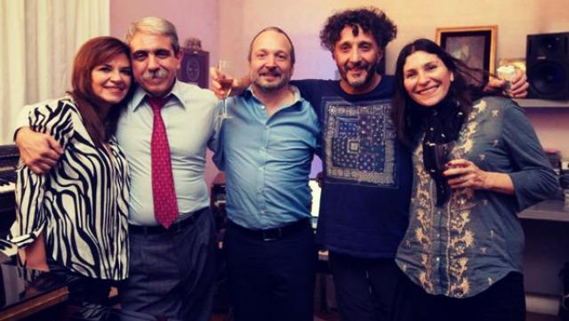 Fito Páez y varios artistas dieron su apoyo a los candidatos Aníbal y Sabbatella