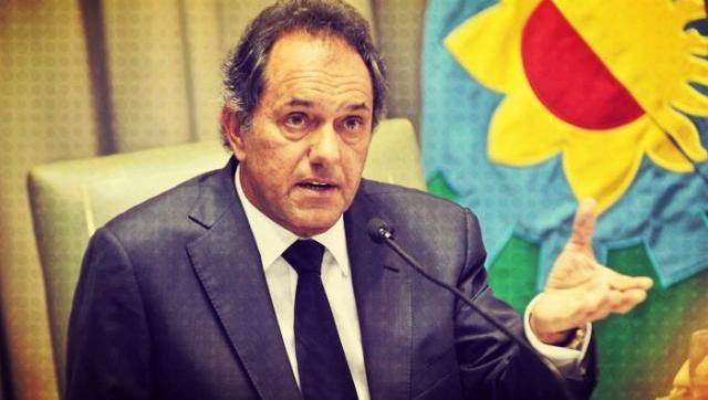 Scioli convocó a unir a todo el peronismo y acusó a Macri de hacer campaña sucia 