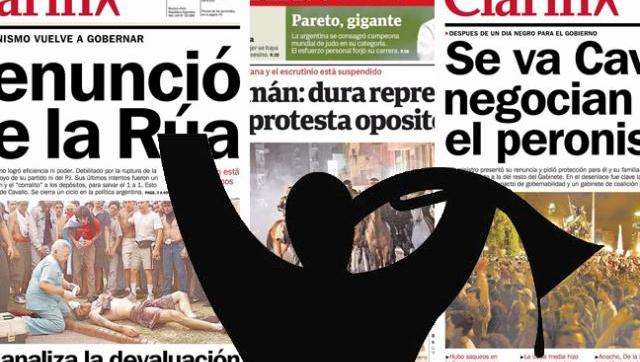 Clarín y su intención de volver a la crisis del 2001