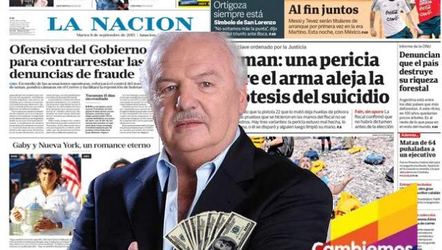 Diarios opositores ocultan la información por el escándalo Niembro