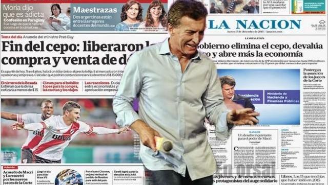 Clarín: prohibido decir la palabra devaluación entre las medidas económicas 