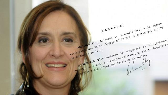 Tras los despidos, Michetti ascendió a su prima en el Senado y cobrará 45mil pesos