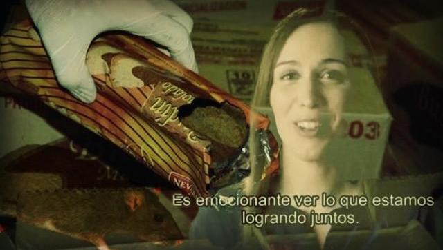 El gobierno de Vidal mandó budines comidos por ratones al municipio de Moreno
