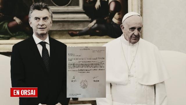 El papa rechazó el dinero que le envió Macri, mirá cual fue el argumento 