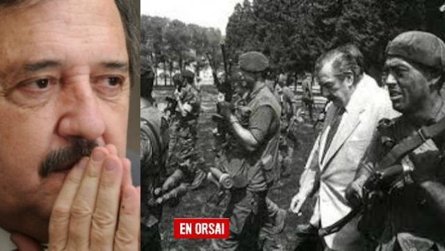 Qué dijo Ricardo Alfonsín, al ver desfilar a carapintadas que quisieron derrocar a su padre