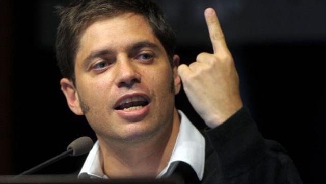 Clase magistral de Kicillof explicando tema subsidios