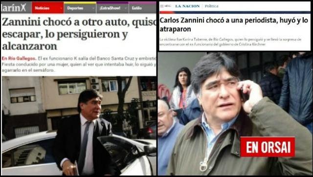 El escandaloso choque y fuga de Zannini, fue solamente un toque de paragolpes