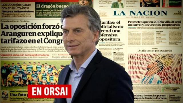 Periodismo oficialista celebra que se avance con el tarifazo