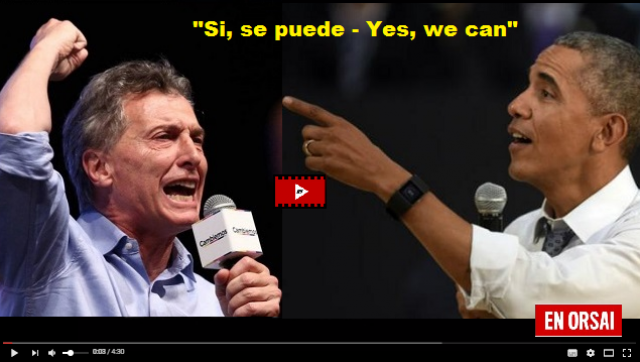 Hasta el hit de Cambiemos fue robado de la campaña de Obama 