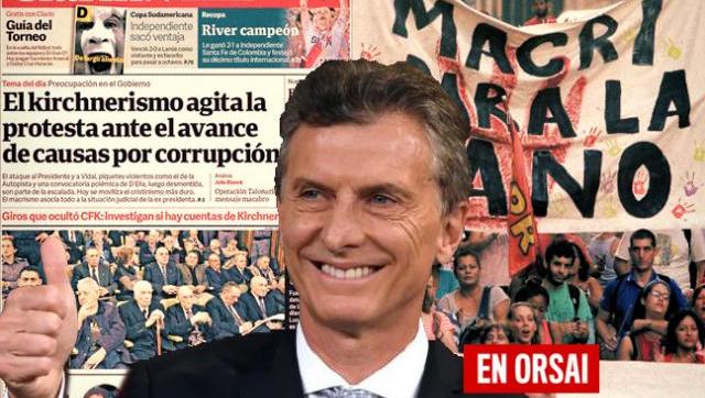 Ahora Clarín dice que la protesta social es culpa del kirchnerismo