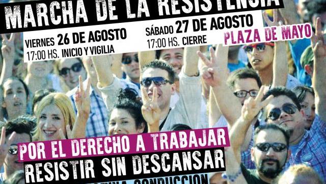 Con la convocatoria de Madres, comenzó la Marcha de La Resistencia en Plaza de Mayo
