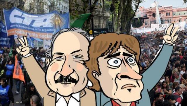 Arranca la Marcha Federal de las CTA ante la pasividad de la CGT