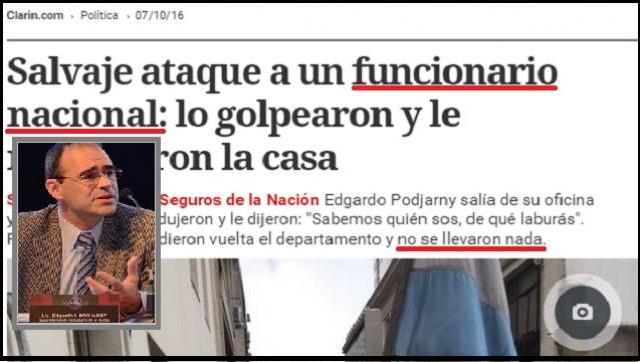 Un robo raro a otro funcionario PRO ¿cuanto dinero le robaron de la casa?