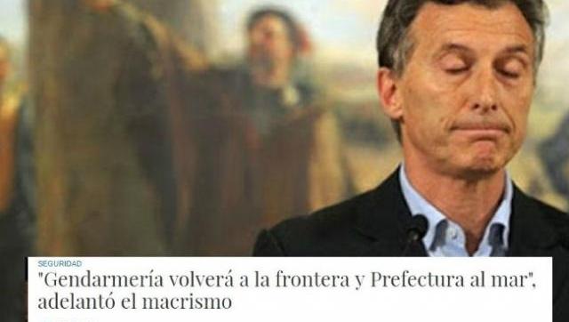 Macri vuelve a mandar al Conurbano los gendarmes que había destinado a la frontera