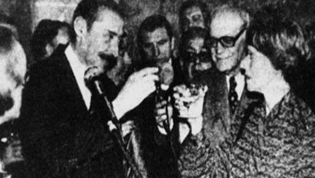 Videla y Ernestina de Noble en la 