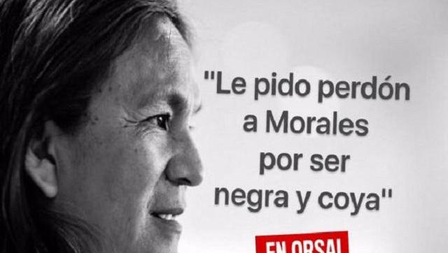 Milagro Sala: “Le pido perdón a Gerardo Morales por ser negra y coya”