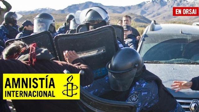 Amnistía Internacional emitió una acción urgente por la represión contra el pueblo mapuche en Chubut