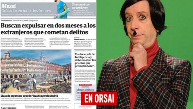 Clarín celebra que el Gobierno busque expulsar a los extranjeros