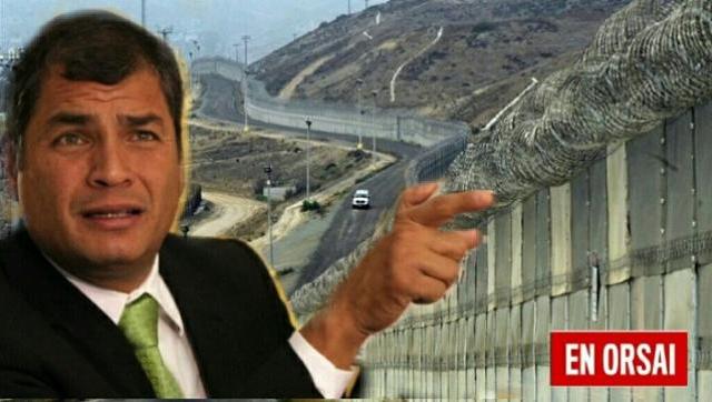Rafael Correa: La solución a la migración no es un muro